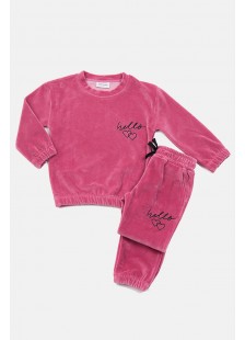 Samt-Overall-Set Mädchen TRAX 48745 FUX