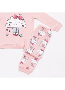 Children's Pajama Pajama check girl TRAX 48792 ROSE