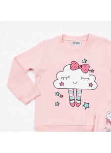 Children's Pajama Pajama check girl TRAX 48792 ROSE