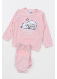 Children's Pajama velvet girl TRAX 48796 PJs 48796 ROZ Children's Pajama velvet girl TRAX 48796 PJs 48796 ROZ