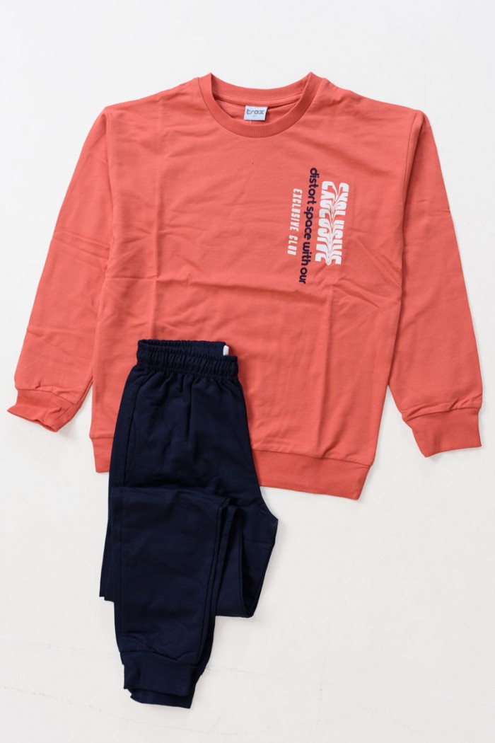 HERBST-JUGENDTRAININGSANZUG-SET TRAX 48803 ORANGE