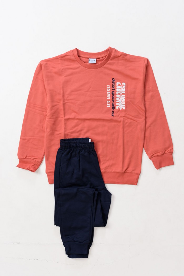 AUTUMN TEENAGE TRACKSUIT SET TRAX 48803 ORANGE