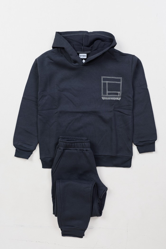 TRICOLOUR JUGEND TRAININGSANZUG SET TRAX 48815 ANTHRAZIT