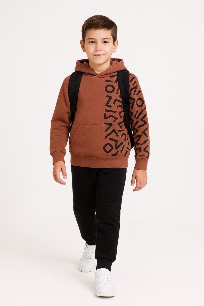 Winter-Overall-Set Junge TRAX 48819 BRONZE