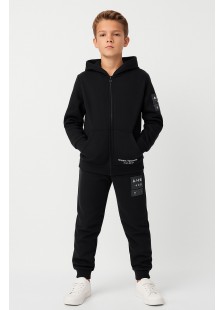 TRAININGSANZUG-SET MIT JACKE TRAX 48854 SCHWARZ