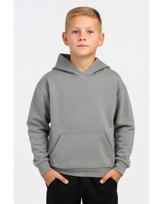 Sweatshirt with hood TRAX 48864 GREY