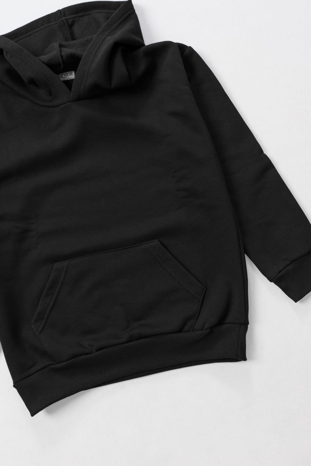Sweatshirt with hood TRAX 48864 BLACK