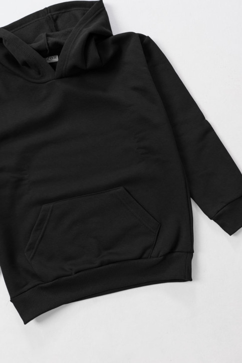 Sweatshirt with hood TRAX 48864 BLACK