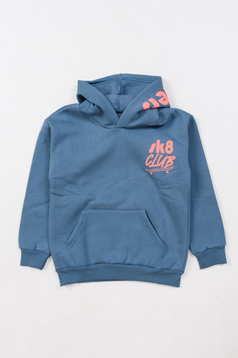 Sweatshirt with hood TRAX 48865 BLUE RAF