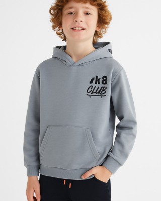 Sweatshirt mit Kapuze TRAX 48865 GREY