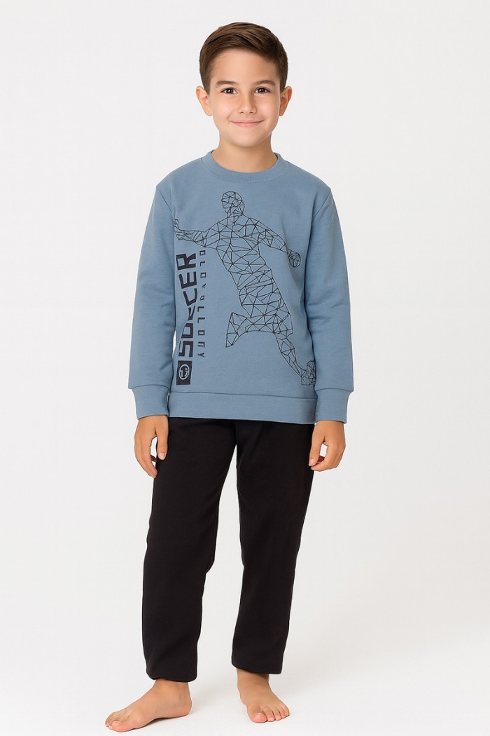 Teenage Pajama Boy TRAX 48890 SOCCER INDIGO