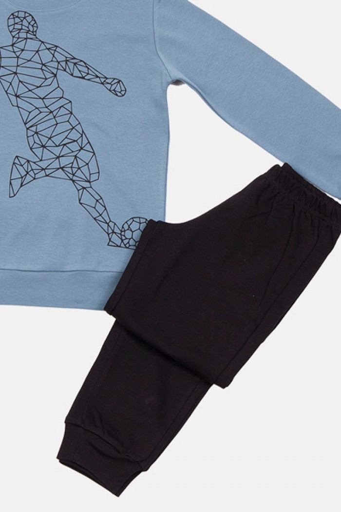 Teenage Pajama Boy TRAX 48890 SOCCER INDIGO