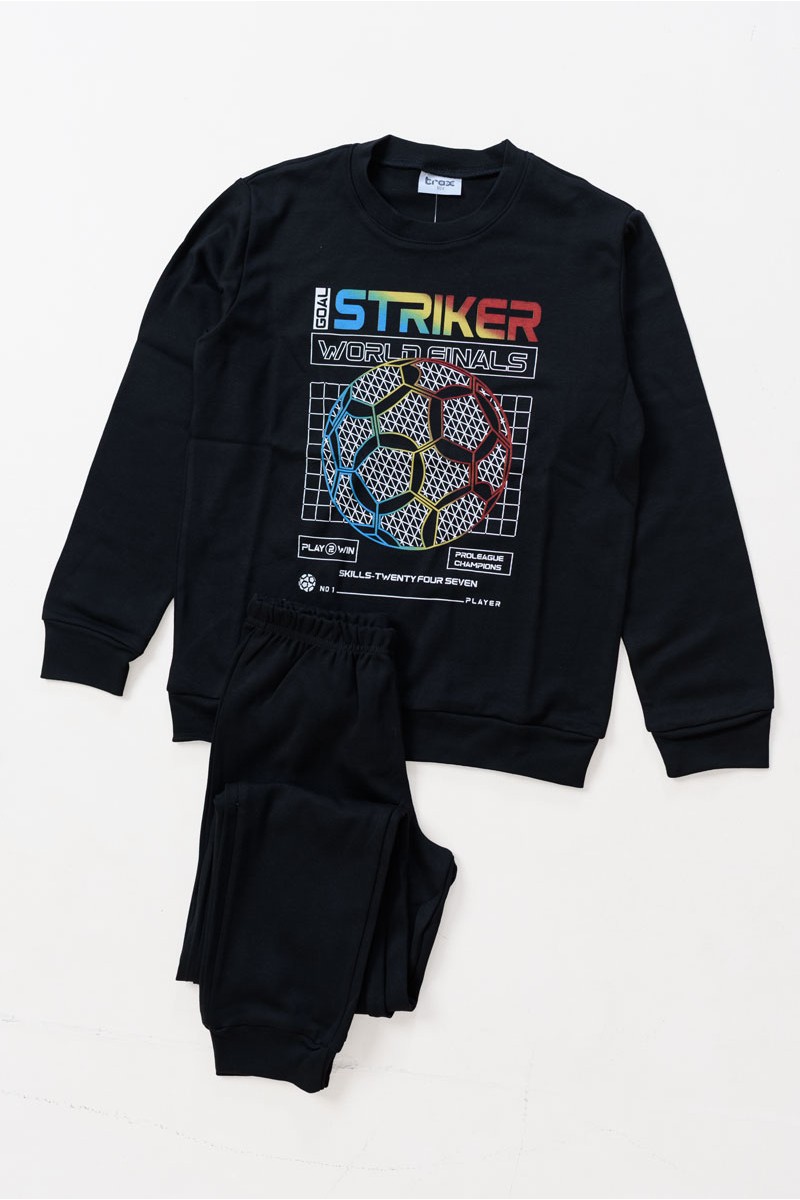 Teenage Pyjama Boy TRAX 48891 STRIKER BLACK
