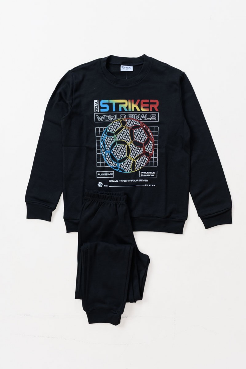 Teenage Pyjama Boy TRAX 48891 STRIKER BLACK