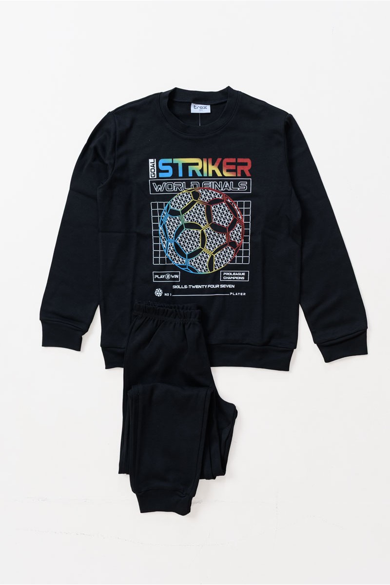 Teenage Pyjama Boy TRAX 48891 STRIKER BLACK