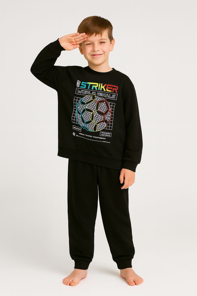 Teenage Pyjama Boy TRAX 48891 STRIKER BLACK
