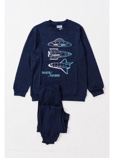 Teenage Pyjama Boy TRAX 48892 Blau Dunkelblau Teenage Pyjama Boy TRAX 48892 Blau Dunkelblau