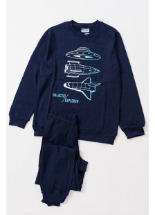 Teenage Pyjama Boy TRAX 48892 Blau Dunkelblau Teenage Pyjama Boy TRAX 48892 Blau Dunkelblau