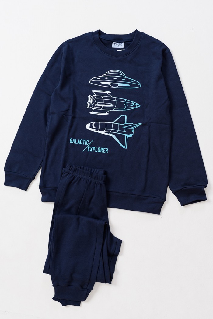 Teenage Pajama Boy TRAX 48892 Blue Dark Blue