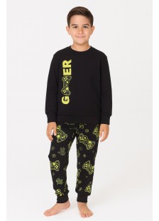 Teenage Pyjama Boy TRAX 48893 Play Station Schwarz