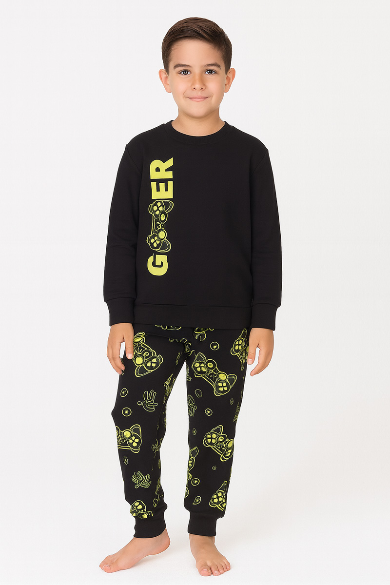 Teenage Pyjama Boy TRAX 48893 Play Station Schwarz