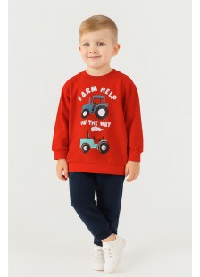 Herbst-Overall TRAX Jungen-Set 48904 RED Herbst-Overall TRAX Jungen-Set 48904 RED