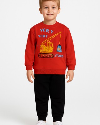 Children's Overalls set TRAX boy 48908 RED