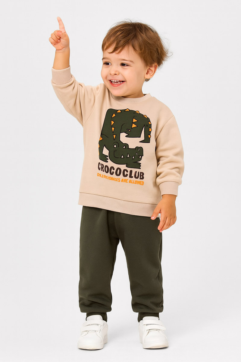 KINDERKLEIDUNG FÜR JUNGEN SET TRAX 48910 BISCUIT