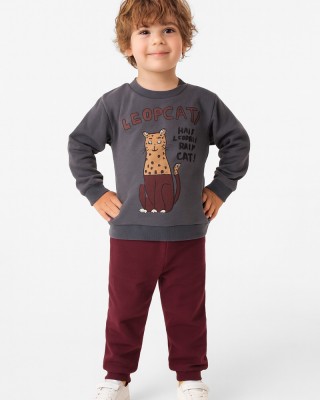 CHILDREN'S OVERALLS FOR BOYS SET TRAX 48913 ANTHRACITE