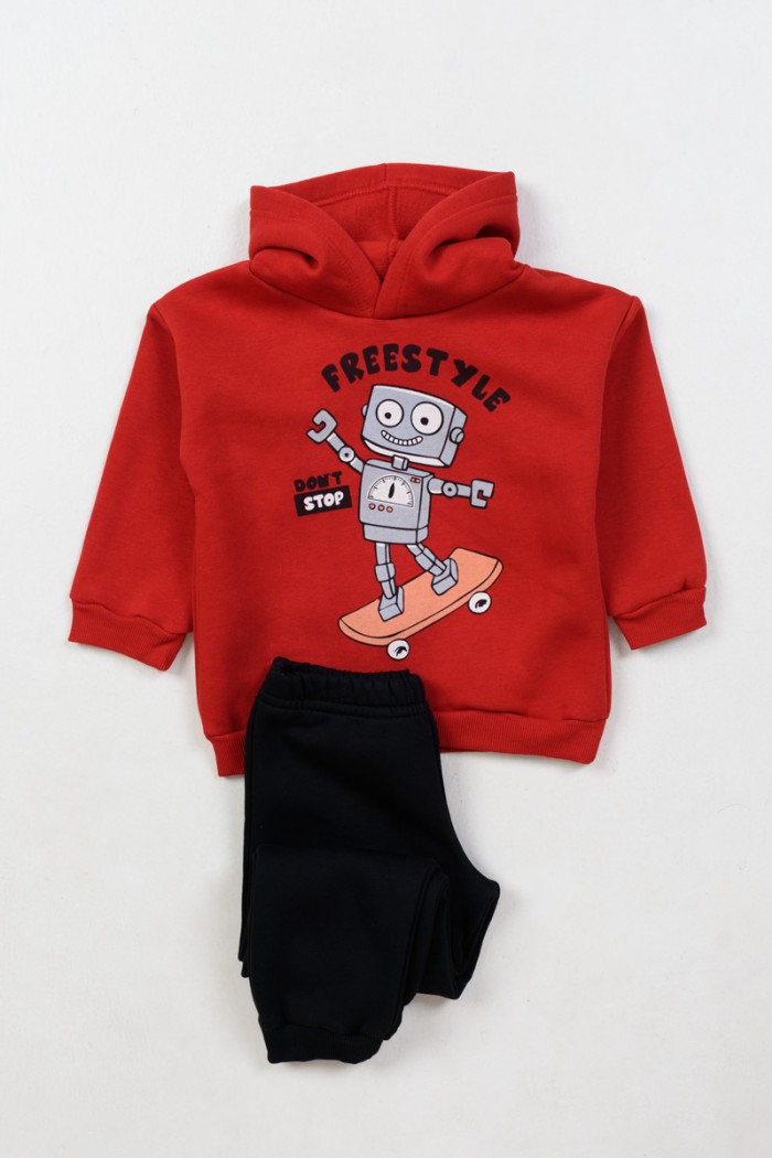 Kinder-Overall-Set TRAX boy 48930 RED