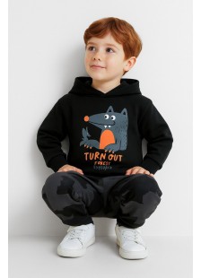 KINDERKLEIDUNG FÜR JUNGEN SET TRAX 48935 SCHWARZ