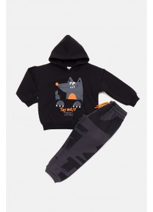 KINDERKLEIDUNG FÜR JUNGEN SET TRAX 48935 SCHWARZ