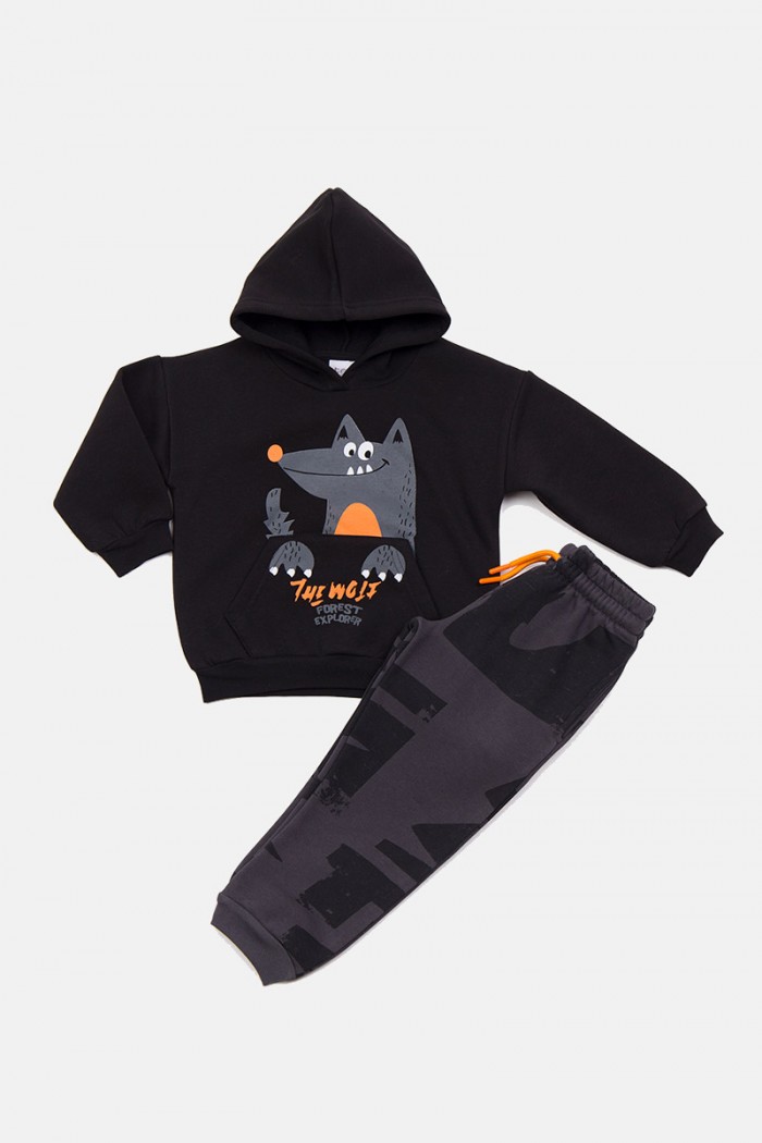 KINDERKLEIDUNG FÜR JUNGEN SET TRAX 48935 SCHWARZ