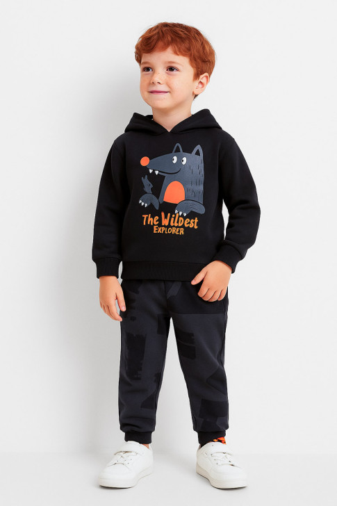 CHILDREN'S CLOTHING FOR BOYS SET TRAX 48935 BLACK