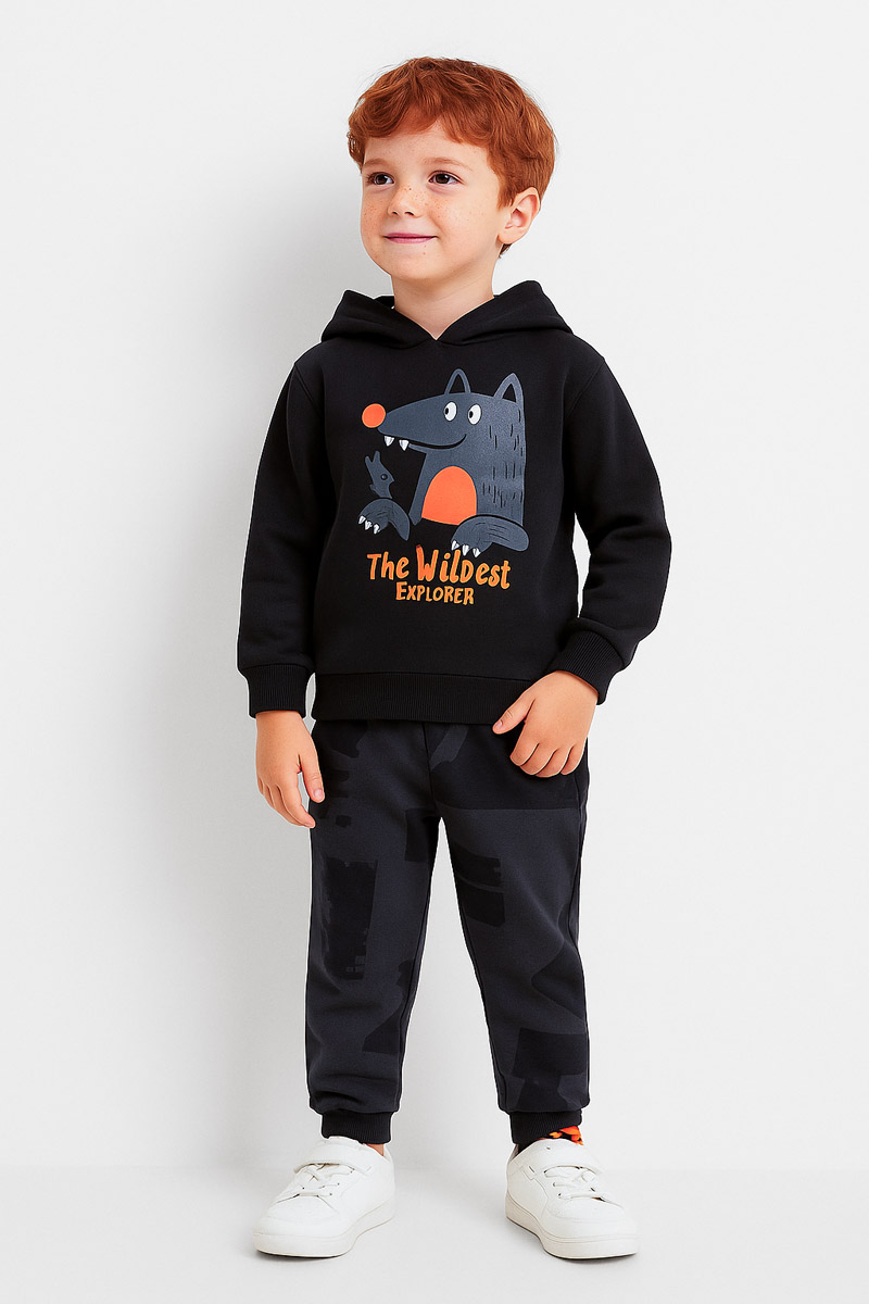 KINDERKLEIDUNG FÜR JUNGEN SET TRAX 48935 SCHWARZ