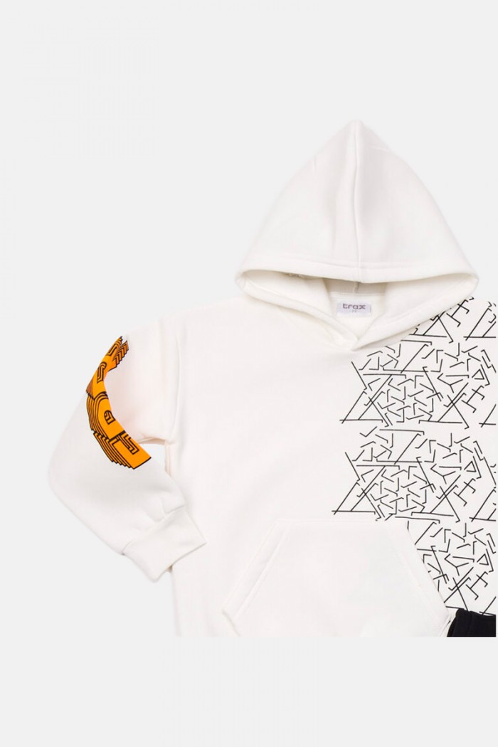 KINDERKLEIDUNG FÜR JUNGEN SET TRAX 48938 ECRU