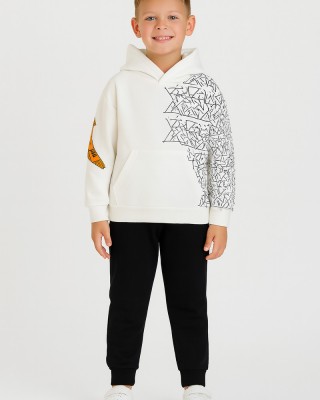 CHILDREN'S CLOTHES FOR BOYS SET TRAX 48938 ECRU