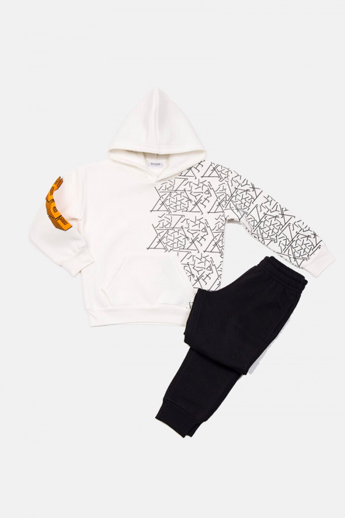 CHILDREN'S CLOTHES FOR BOYS SET TRAX 48938 ECRU