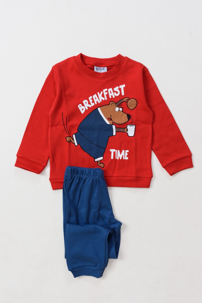 Kinder Schlafanzug Junge TRAX 48990 ROT