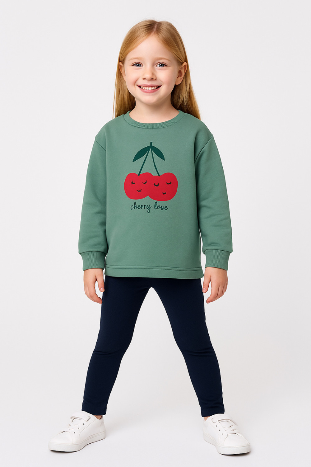 TRAX girls’ Cherry winter set with sweatshirt and long leggings