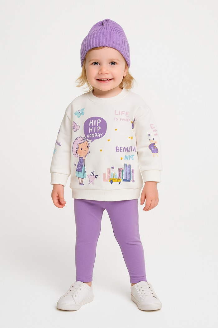 Winter sweatshirt sweatshirts girl TRAX Hip Hooray 46714