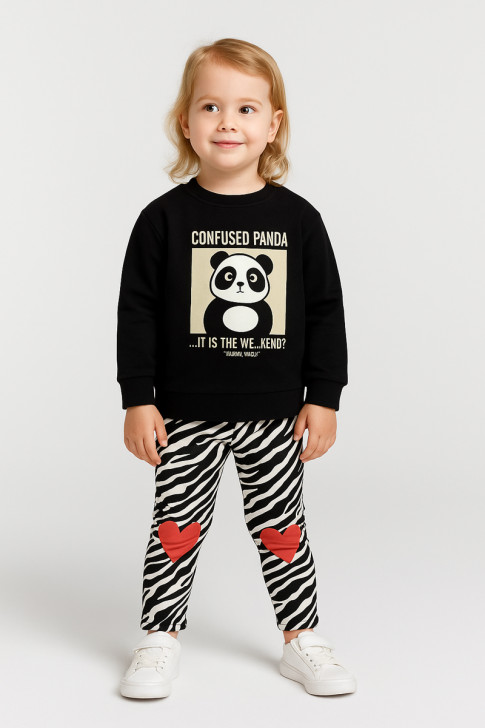 TRAX Panda girl's overalls 42726