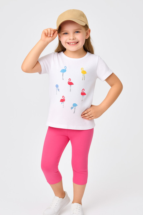 Children's summer set TRAX Girl 45221 WHITE