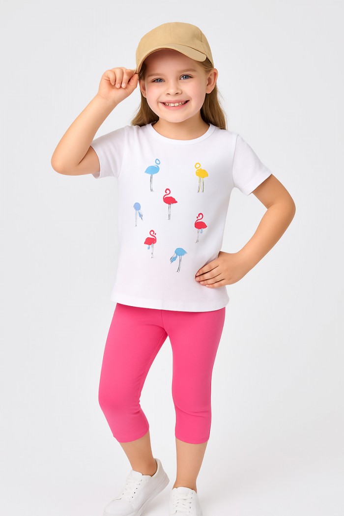 Children's summer set TRAX Girl 45221 WHITE