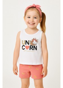 Sommer-Set Mädchen TRAX UNICORN 41211 Sommer-Set Mädchen TRAX UNICORN 41211