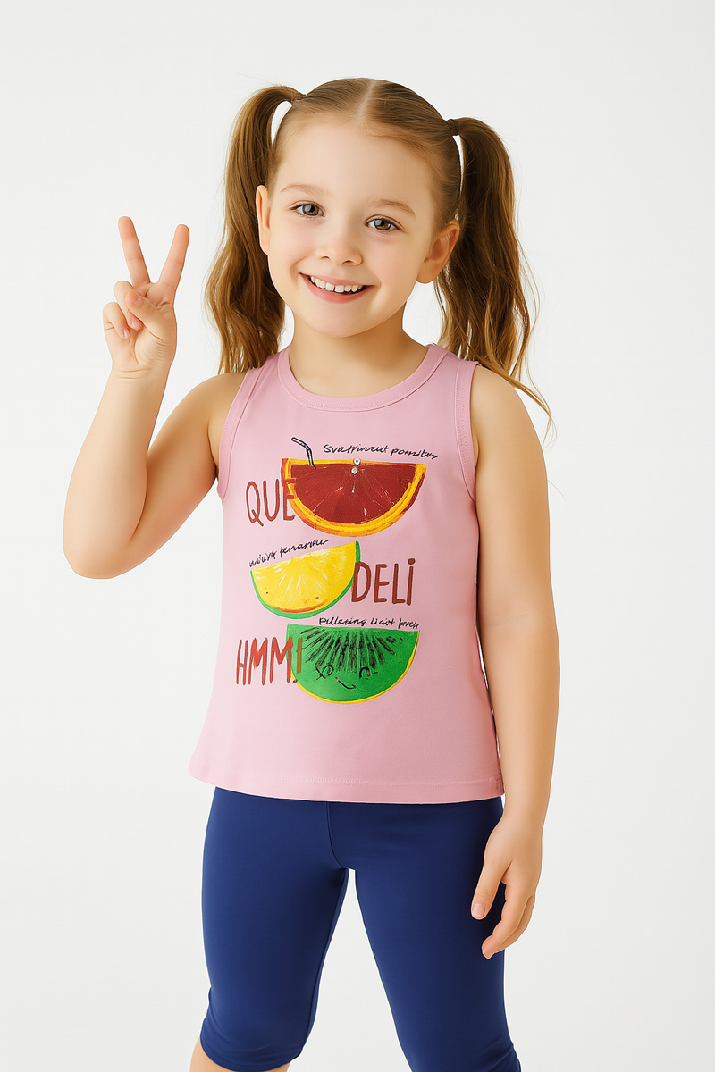 T-Shirt für Mädchen - Wassermelone 4 Farben