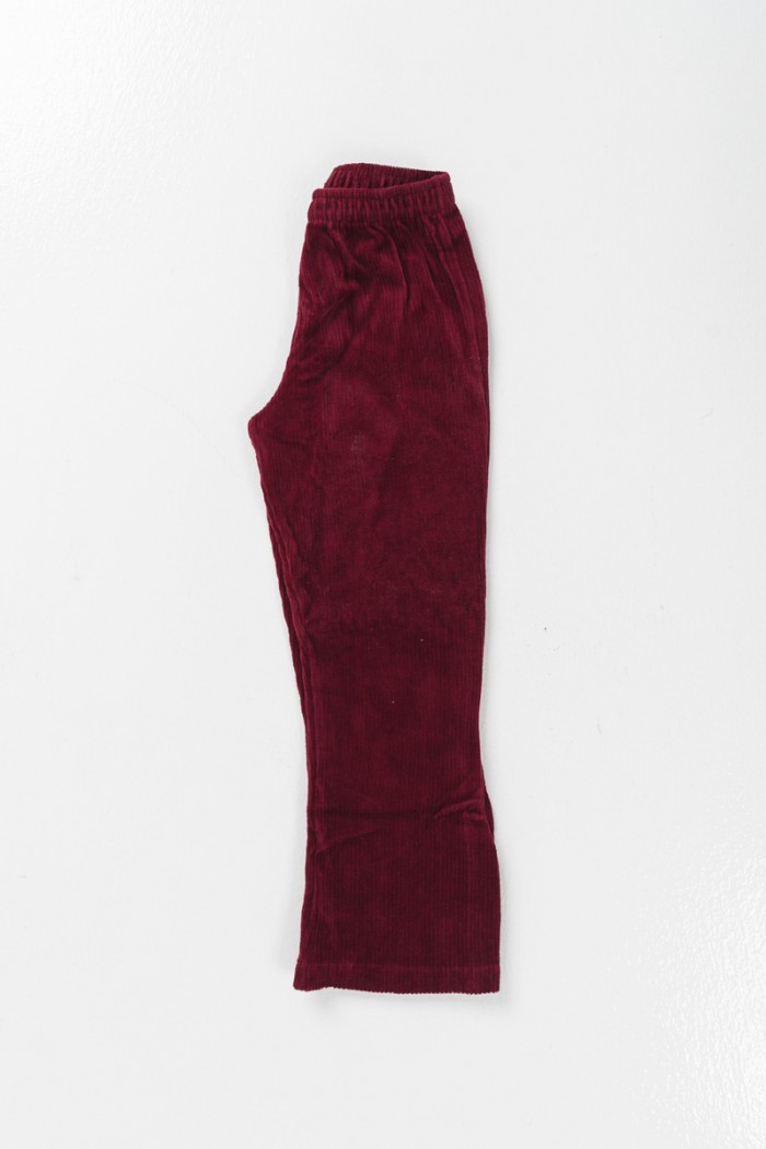 TRAX children's trousers corduroy Offer Bordeaux