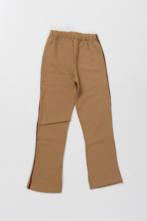 Kids' TRAX sweatshirt leggings Beige with stripe