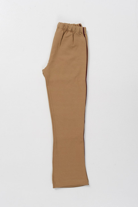 Kids' TRAX sweatshirt leggings Beige with stripe