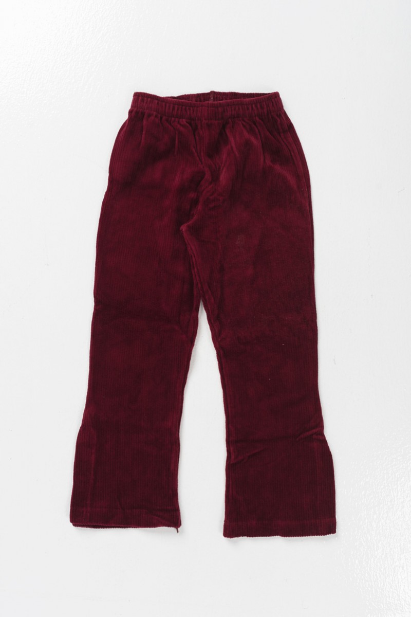 TRAX children's trousers corduroy Offer Bordeaux